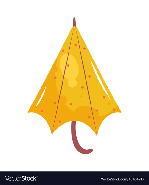 Yellow umbrella design Royalty Free Vector Image