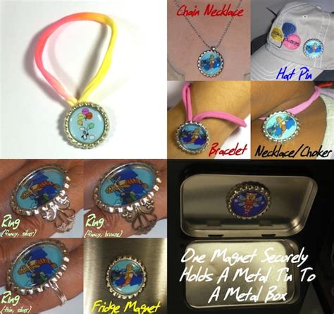 Items similar to Bottle Cap Jewelry Set on Etsy