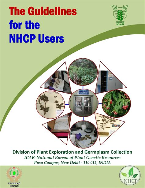 Pdf The Guidelines For The Nhcp Users Division Of Plant Exploration