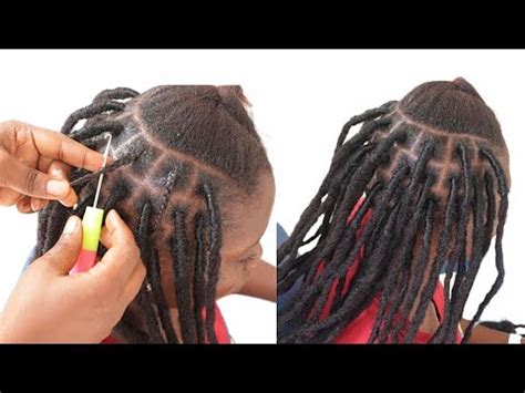 Try This Braid Hairstyle Method The Easiest Faux Locs Installation