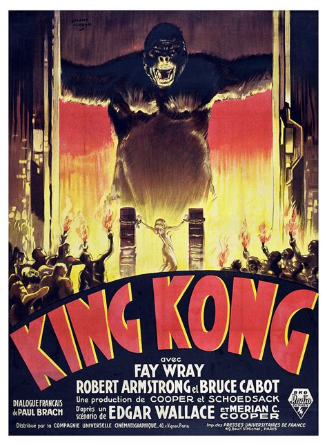 King Kong Vintage Movie Advertising Poster Digital Art By Siva Ganesh