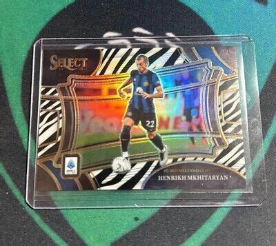 2023 24 Panini Select Henrikh Mkhitaryan Serie A Field Level Zebra