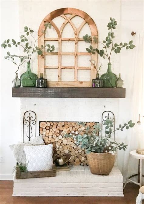 30 Vivacious Spring Mantel Decor Ideas Shelterness