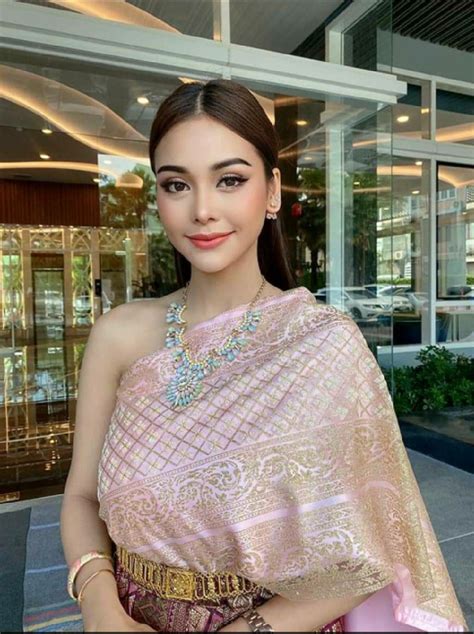 Miss Grand Thailand 2022 Ig Fa Engfa8 Fb Engfa Waraha Sexy Girl One Shoulder Sari Formal