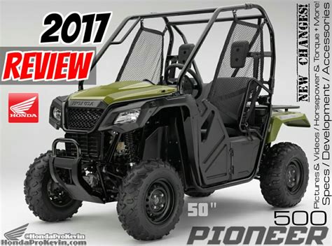 Honda Pioneer Review Of Specs Development Sxs Utv Side