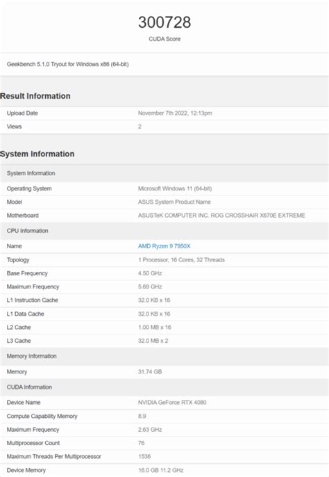 NVIDIA GeForce RTX 4080 Graphics Card Geekbench 5 Benchmark Leaks Out ...