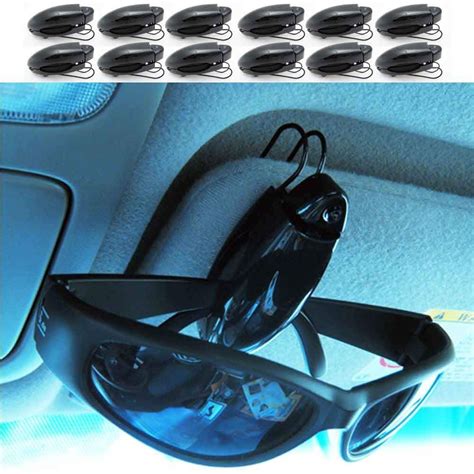 12 Sunglass Visor Clip Sunglasses Eyeglass Holder Car Auto Reading