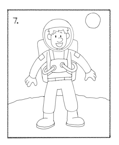 Astronaut Drawing Tutorial Steps - Tim's Printables