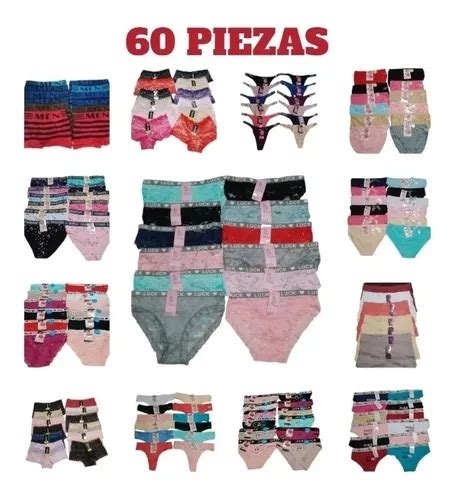 Lencería Mayoreo 60 Pzs Bikini Tanga Bóxer Panty Oferta Envío gratis