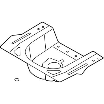 65513 0A000 Genuine Hyundai Panel Assembly Rear Floor Rear