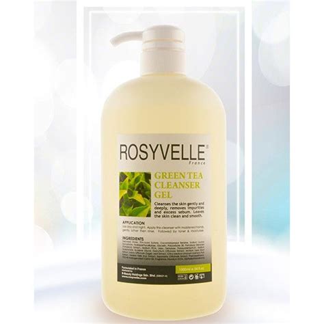 Salon Pack Rosyvelle Green Tea Cleanser Gel 1000ml Lazada