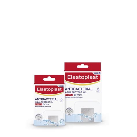 Elastoplast Antibacterial Aqua Protect Xlxxl Med