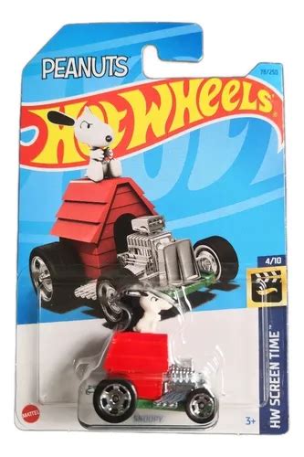 Hot Wheels Snoopy Peanuts Screen Time Lote E 2023 Miniatura Parcelamento Sem Juros