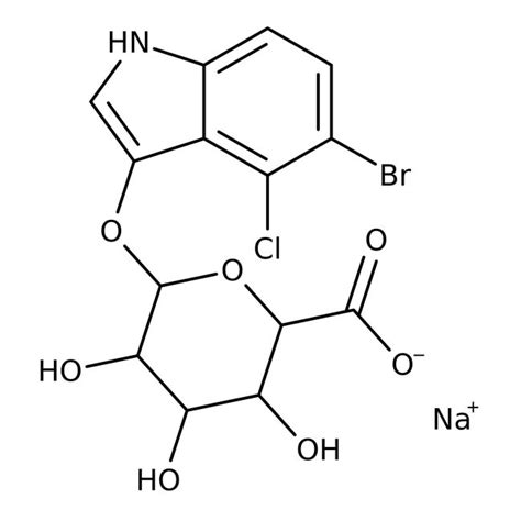 Alfa Aesar 5 Bromo 4 Chloro 3 Indolyl Beta D Glucuronide Sodium Salt