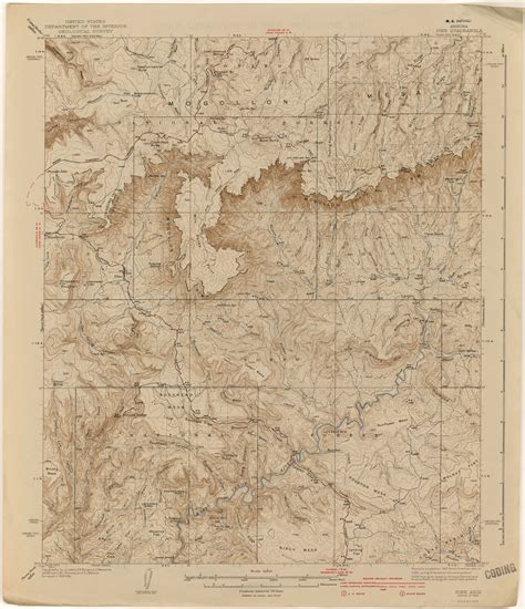 arizona topographic map clipart - Clipground