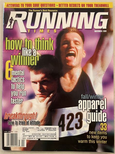 1999 Running Times Magazine November 2 Nike Ads Ebay