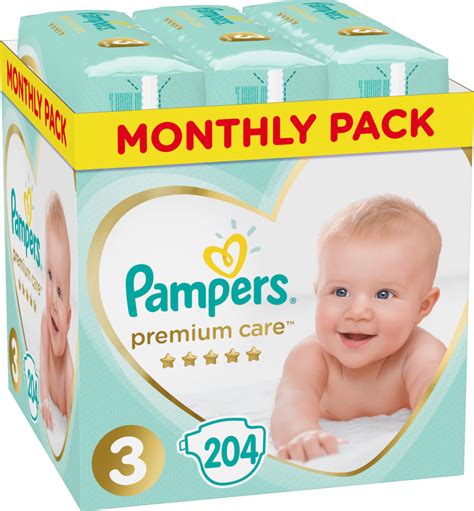 Pampers Premium Care 3 Monthly 6 10kg 204 Πάνες Fedra