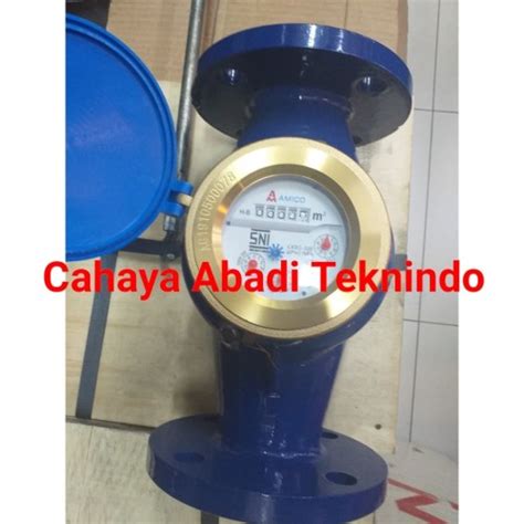 Jual Meteran Air Amico Flange Inch Water Meter Flow Meter Amico