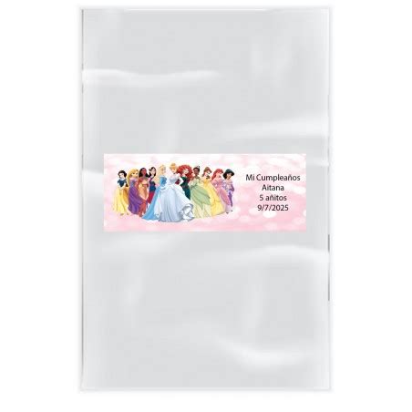 Pack 20 Bolsas Transparente Con Adhesivo Personalizado Con Texto Y