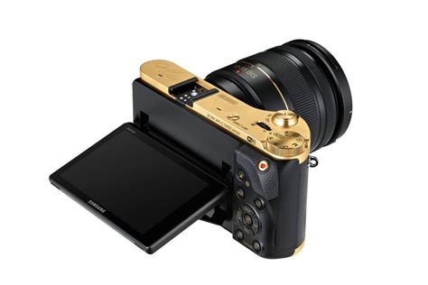 Золотой фотоаппарат Samsung Gold Plated Nx300 Buro