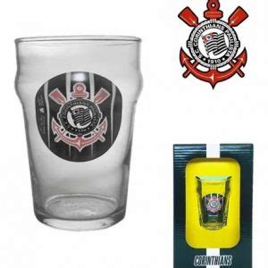 Copo De Vidro Pub Corinthians Ml Allmix Papelaria Criativa