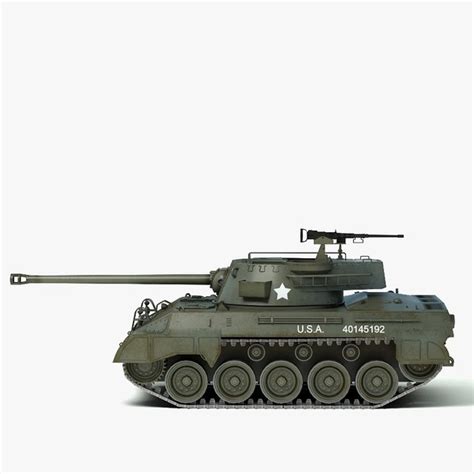 3d m18 tank destroyer hellcat model