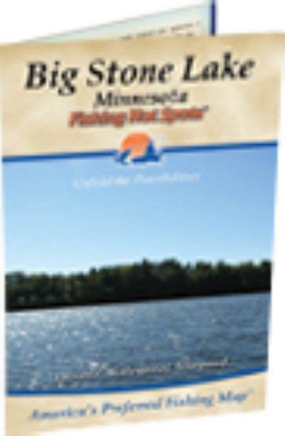 Big Stone Lake (Big Stone County), Minnesota Waterproof Map (Fishing ...