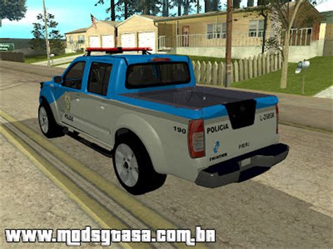 Mods GTA San Andreas Nissan Frontier PMERJ