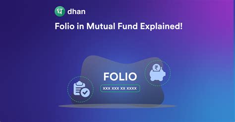 What Is Folio In Mutual Fund Dhan Blog