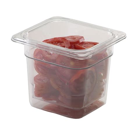 Cambro 150mm Deep 1 6 Clear Polycarbonate GN Pan 66CW135 FEM