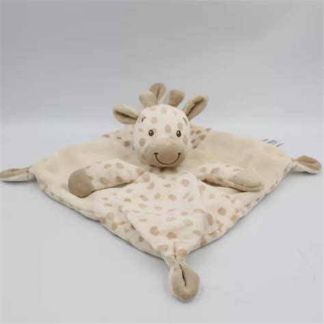 Doudou Plat Girafe Beige Pat Ripaton La Halle Eur