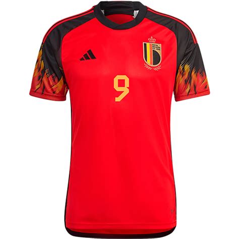 adidas Belgium Romelu Lukaku Home Jersey 22/23 (Red/Black) - Soccer ...