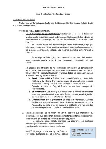 Tema Estructura Territorial Del Estado Pdf