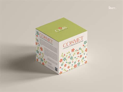 Free Packaging Cosmetics Box Mockup Graphic Google Tasty Graphic