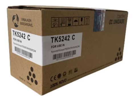 Toner Compatível Kyocera Tk5242 Tk 5242 M5526 Cyan MercadoLivre