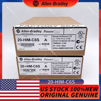 Allen Bradley New Him C S Ser A Powerflex Panel Mount Lcd Him