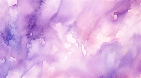 Vibrant And Textured Watercolor Background In Pastel Purple Tones