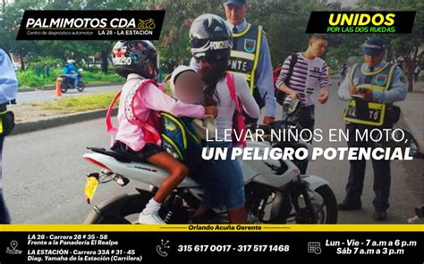 Llevar Ni Os En Tu Moto Un Peligro Potencial Palmimotos Cda