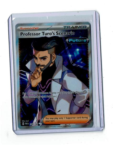 PROFESSOR TURO S SCENARIO Pokemon Paradox Rift Full Art Trainer 240 182