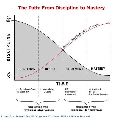 The Motivation Chart From Strength For Life From Discipline To