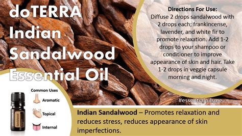 Doterra Indian Sandalwood Essential Oil Uses