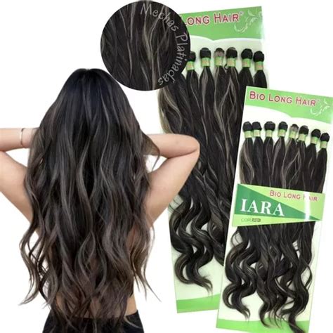 Cabelo Org Nico Natural Liso Ondulado Telas Cm Brinde Frete Gr Tis