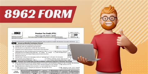 Form 8962 (2023) ᐉ IRS 8962 Printable Form & Free Instructions in PDF ...