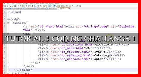 Tutorial Coding Challenge Wadaef