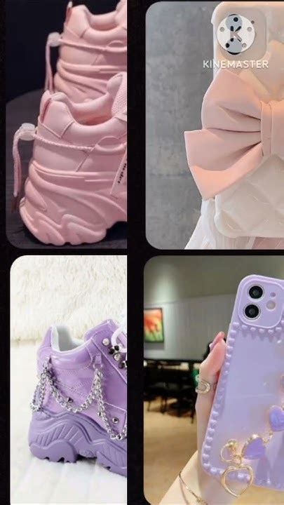 Pink💕 Vs Purple💜 Gown Nail💅 👠shoes Bag Phone Lip💄 Etc Youtube