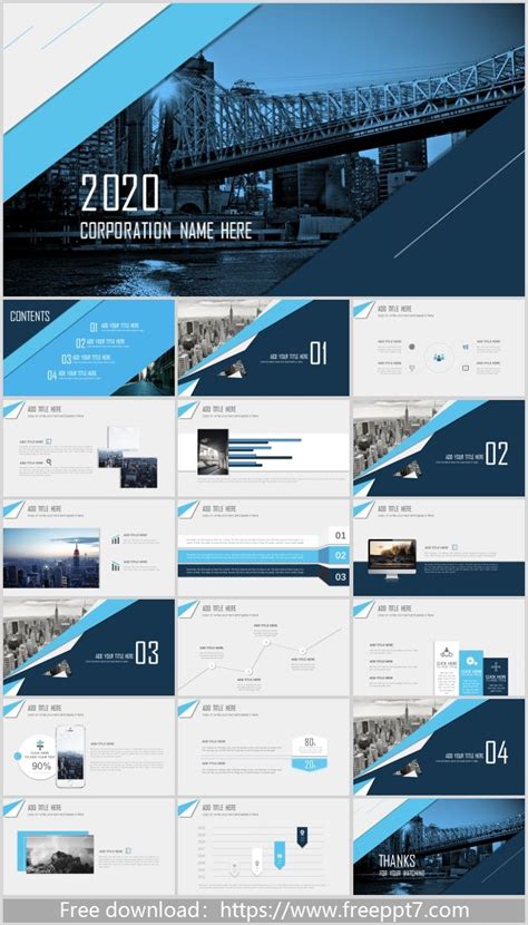 Blue Dynamic Business Powerpoint Templates