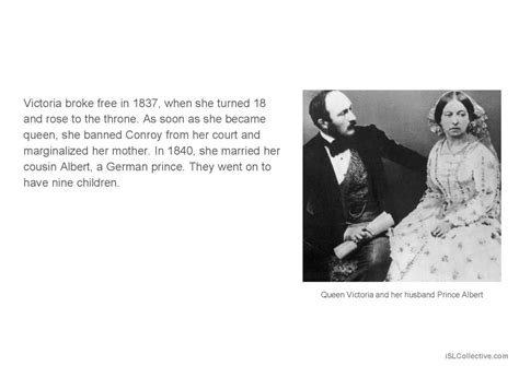 Queen Victoria Biography General R English Esl Powerpoints