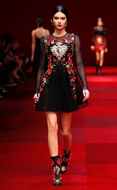 Dolce And Gabbana Spring 2015 From Kendall Jenners Runway Shows E News