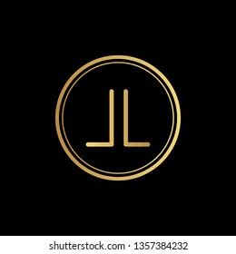 Creative Minimalist Letter L Ll Logo Stock Vector Royalty Free