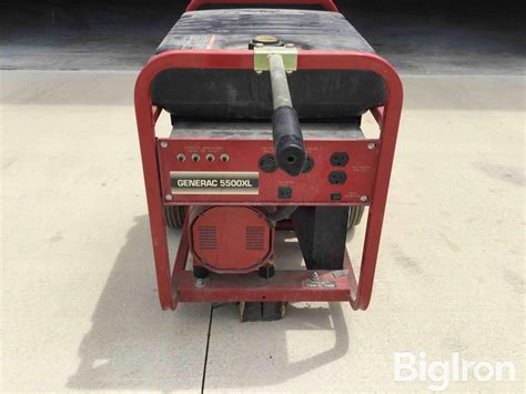 Generac 5500 Xl 09778 6 Portable Generator Bigiron Auctions